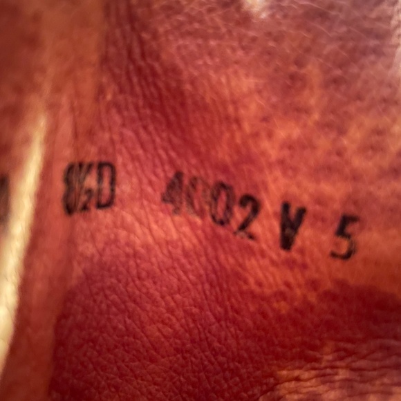 Men's LUCCHESE M1020R4 LUCCHESE LONE STAR CALFSKIN BLACK 8.5D - Picture 8 of 16